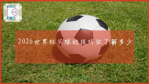 2026世界杯买球的技巧你了解多少
